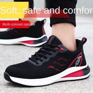 New Safety Shoes Men Safety Boot Steel Toe Cap Men Shoes Anti-smash Anti-puncture Breathable Work shoes