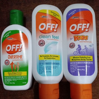 Off lotion..overtime insect repellent lotion 100ml