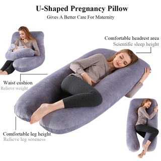 ✽♙﹊maternity pillow U shape Dismantled pregnancy pillow Pregnant Protection pillow Contains pillow c