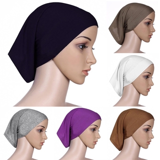Muslim Cap Cotton Cover Headwrap Under Scarf Fashion Islamic Head Scarf Women Headscarf Inner Hijab Caps Islamic Underscarf Ninja Scarf (1)