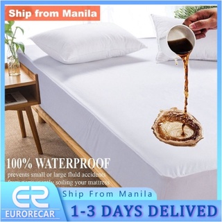 Smooth Waterproof Mattress Protector Bed Sheet Cover Single Double Full Quuen King Available