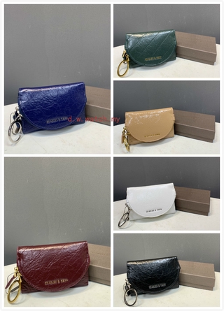 [Ready Stock] Women High Quality Short Wallet Pleated Fold Over Purse CNK