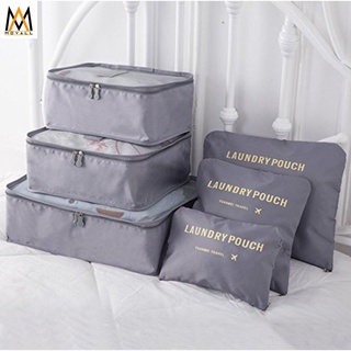 LUGGAGETRAVEL BAG▽Movall 6 in 1 traveling luggage bag in bag clothes organizer