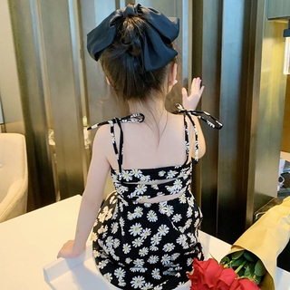 girl's sling dress 2021 summer new net red little daisy baby girl Korean style princess dress