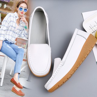 Fashion Comfort Ballerina Flat Shoes Women Suede Leather Slip On Loafers Flat Ladies Moccains Fringe Shoes