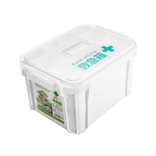 FaSoLaJapanese Medicine Box First-Aid Kit Family Medicine Box Storage Box Medicine Box Medicine Box