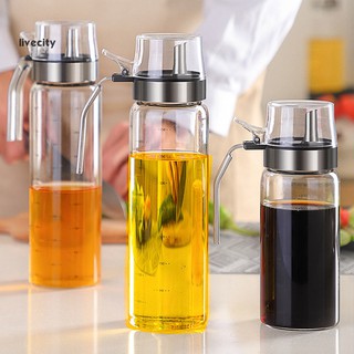 Livecity Leakproof Cooking Glass Oil Vinegar Dispenser Bottle Sprayer Kitchen Container