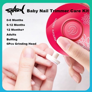 Electric Baby Nail Trimmer Care Kit Manicure Pedicure Adult Baby Electric Safe Nail Clipper Cutter