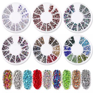 Mixed Color Chameleon Nail Rhinestone Glitter Small Irregular Beads For Nail Art 3D Decoration Stone In Wheel DIY Tips