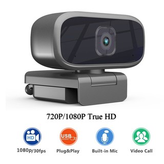 1080P 720P Webcam Professional for Online Classes and Online live 360°+90° Rotation webcam camera Built-in HD microphone
