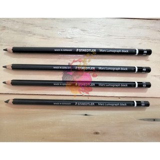 STAEDLER Mars Lumograph Pencil Black - 8B/6B/4B/2B/7B/HB (per piece)
