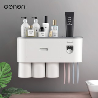 Oenen Bathroom Toothbrush Holder Nordic Style Storage Rack PP Environmental Protection Material M-004
