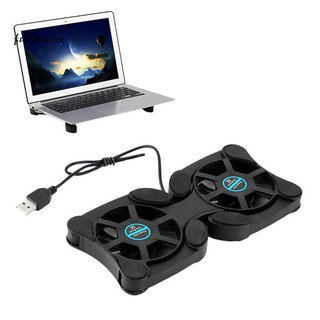 [emove] Universal Foldable USB Laptop Cooler Quiet Heat Dissipation Cooling Fan Bracket