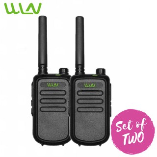 Wln Set Of 2 KdC10 5W Uhf 400470Mhz Two Way Walkie Talkie Radio
