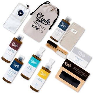 Clyde Premium Shoe Cleaner Kit, Brushes, Refill, Odor Eliminator & Suede etc.