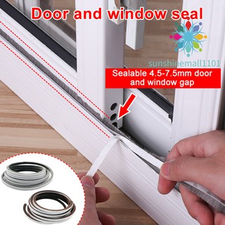1 Pcs Self Adhesive Seal Strip 5M Door Draught Excluder Brush Windproof Window Protector