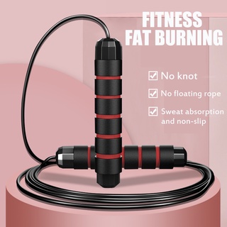 WEIGHT BEARING SKIPPING ROPE / STEEL WIRE JUMP ROPE / CALORIE FITNESS SPORT WORKOUT EXERCISE TOOL