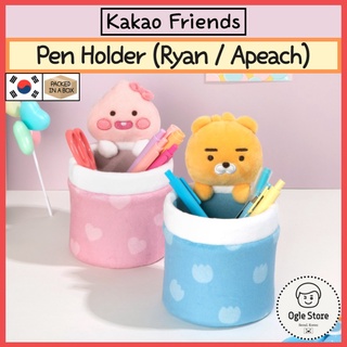Kakaofriends Pen Holder Ryan Apeach Kakaotalk Character Penholder Korea Staionery