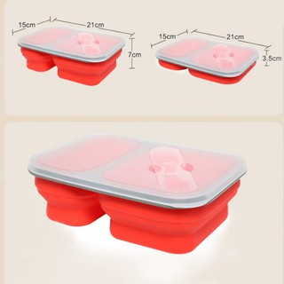 ZEROSKY Collapsible Portable Lunch Box Microwave Oven Bowl (9)