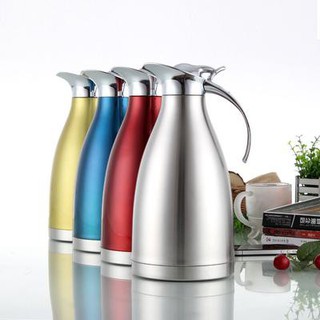 【Ready Stock】☋♦2L Stainless Steel Vacuum Insulation Thermos Pot