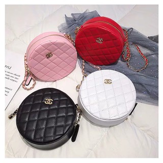 Kelly #016 Korean Fashion sling bag leather round bag