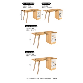 [Shipping Discount]Study Table with Drawer Computer Table 120CM Office table for Writing Living Room (9)