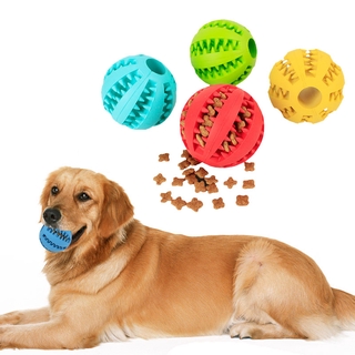 1pc Sof Pet Dog Toys Ball Interactive Elasticity Ball Dog Chew Toy Tooth Clean Rubber Ball Toys for Dogs Treats Food Dispenser