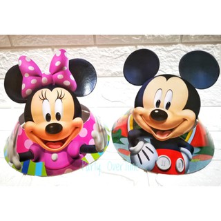 10pcs Mickey / Minnie Mouse Character Party Hat Birthday Christening Celebrations Party Decor