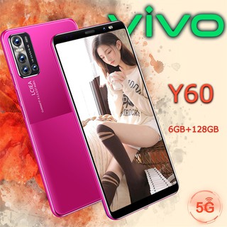 Viv0 Cellphone Sale Y60 Smartphone 6GB+128GB Mobile Phone 6.1inch Screen Sale 5G Phone