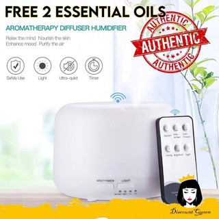 7 LED COLOR Aroma Diffuser (with 2 oils)