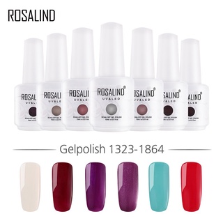 ROSALIND 15ml solid color gel lacquer 1600-1864 UV LED Nail Gel polish