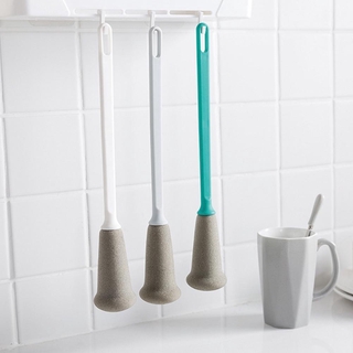 Long Handle Sponge Cup Brush Kitchen Cleaning No Dead Angle Baby Bottle Glass Brush Can Be Replaced Home Cleaner Tool