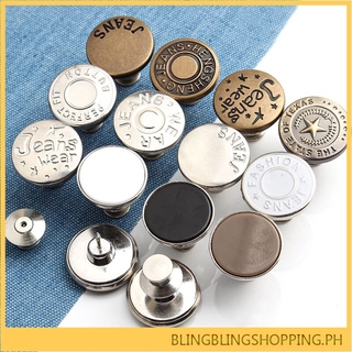 Snap Fastener Metal Jeans Buttons Perfect Fit Adjustable Clothes Button Sewing Accessories