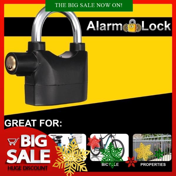 Alarm Lock Anti Theft Security System Padlock