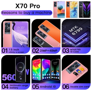 【Popular Best】VIV0 Others X60 Pro 7.5inch Smartphone 12GB+512GB Android Phone 5G HD Original Cellpho (5)