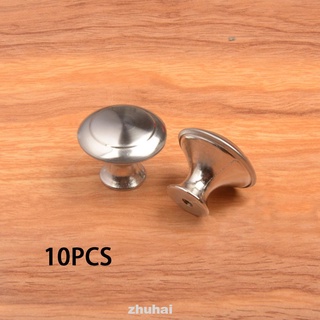 10pcs Home Round Furniture Modern Stainless Steel Hardware Easy Install Drawer Cabinet Pulls