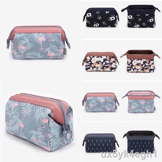 Spot goods ✜✕Travel Cosmetic Makeup Clutch Bag Case Pouch Nylon Zipper Carry On Bag