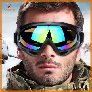 【Fast Delivery】 Windproof Outdoor Bike Cycling PC Lens large Frame Glasses Skiing Eyewear Snowboarding Protective Goggles Anti-scratch 【Veemm】