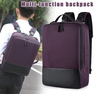 Anti-Theft Laptop Backpack Waterproof Nylon with USB Charging Port Knapsack