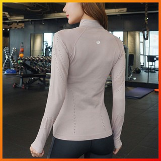 3 color women's lululemon yoga DF jackets coats gym sports zipper coats wt6775
