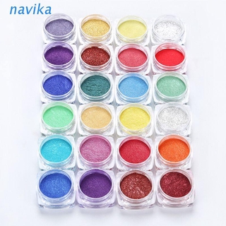NAV 12 Colors Mica Powder Epoxy Resin Dye Pearl Pigment Natural Mica Mineral Powder