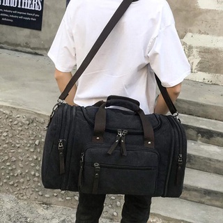 Fashion Outdoor Travel Bag Portable Canvas Messenger Bag Large Capacity Casual Shoulder Bag