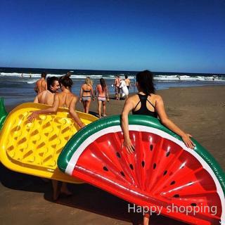 Semicircle Watermelon Floating Row Inflatable Fashion Watermelon Adult Floating Bed