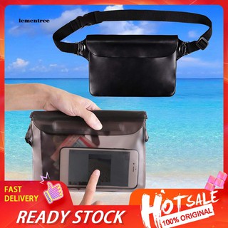 LE Waterproof Underwater PVC Swimming Beach Mobile Phone Waist Bum Bag Dry Pouch