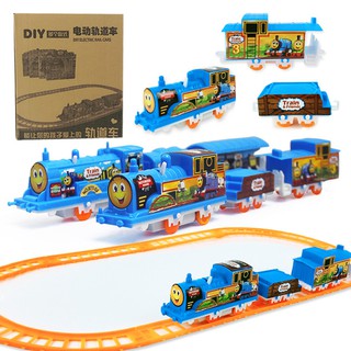 DIY Thomas Train Toys Electric Train Track Birthday Children Gift Thomas toys (9)