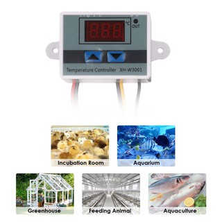 【Ready Stock】XH-W3001 microcomputer digital temperature controller thermostat intelligent electronic temperature (4)