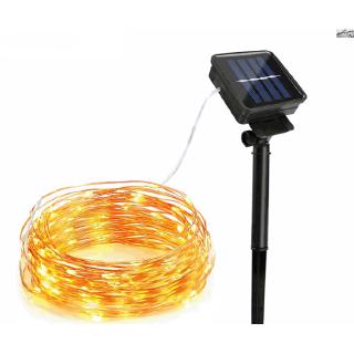 Solar Powered LED String Lights Waterproof Copper Wire Fairy Outdoor Garden Decoration