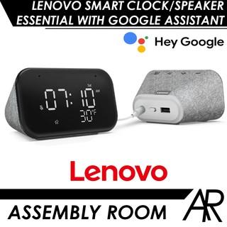 Lenovo Smart Clock and Smart Speaker Essential with Google Assistant - 4" LED Display
