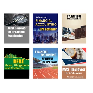 CPA Board Exam Complete Reviewer (6 Books) - Questions and Answers with Notes