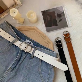 EMS fashion Korean Fashion Women belts Leather Metal Buckle Waist belt (2)